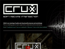 Tablet Screenshot of crux-events.org
